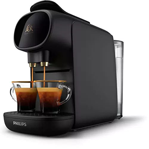 Philips L'Or Barista Sublime Cafetera de Cápsulas, Reconocimiento de Cápsula Doble