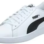 PUMA Smash V2 L, Trainers & Sneakers Unisex adulto, Puma White-Puma Black