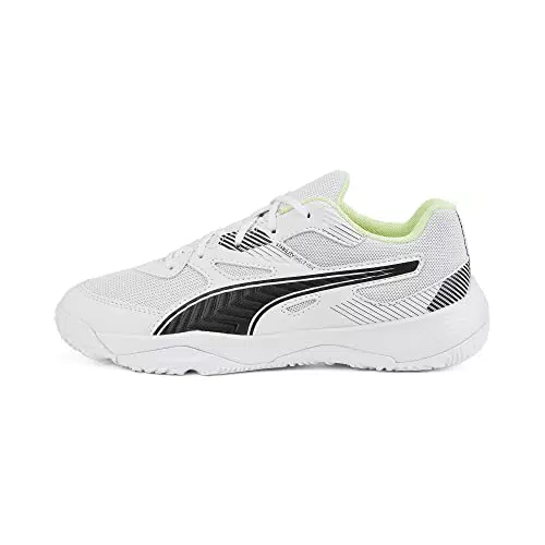 PUMA Solarflash Jr II, Zapatillas, Multicolor White Black/Fizzy Light