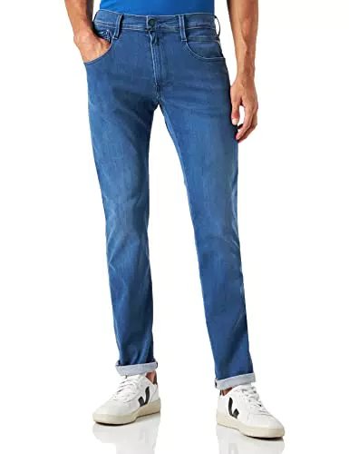 REPLAY Anbass Forever Blue, Jeans para Hombre, Azul