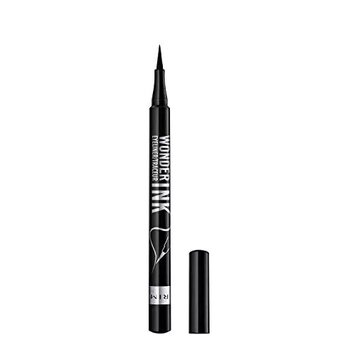 Rimmel London Wonder'Ink Liner Eyeliner Liquido, Negro 001
