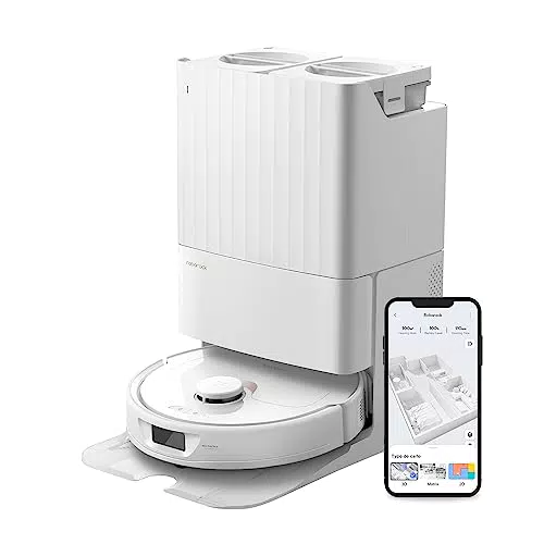 roborock Q Revo Robot Aspirador y fregasuelos, Funciones Automáticas de Vaciado