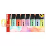 Rotulador stabilo boss fluorescente 70 pastel estuche de 8 unidades colores surtidos