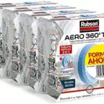 Rubson AERO 360° Tabletas de olor neutro, absorbe humedad y neutraliza malos olores