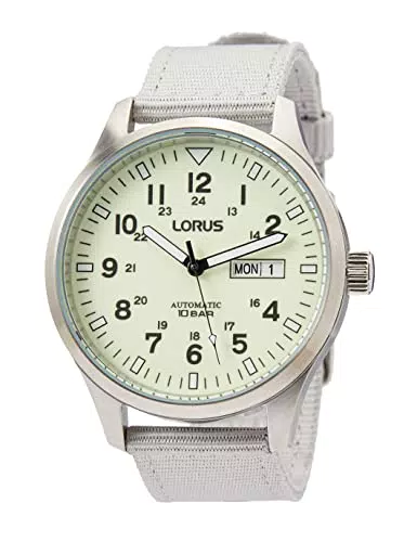 Seiko Reloj Analógico para Hombres de Automático con Correa en Nailon RL415BX9