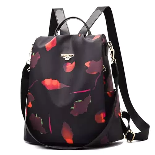 shepretty Mochila antirrobo Impermeable para Mujer, 8864-A