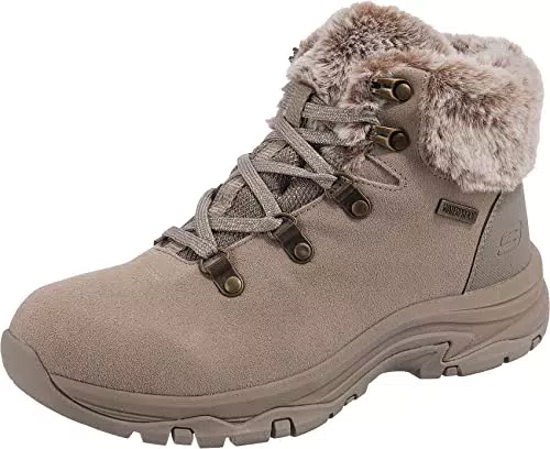 Skechers Trego Falls Finest, Botines Mujer, Beige