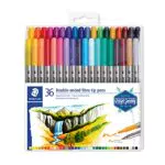 STAEDTLER Design Journey 3200 TB36, Rotuladores para lettering de doble punta