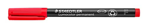 Staedtler Lumocolor 318-2 - Rotuladores de Punta Fina de Color Rojo