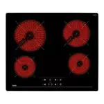 Teka TZ 6415 - Vitrocerámica 4 Fuegos 60cm, Tecnología Touch Control