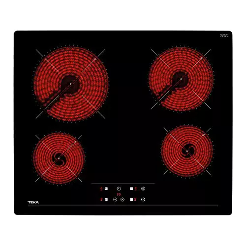 Teka TZ 6415 - Vitrocerámica 4 Fuegos 60cm, Tecnología Touch Control