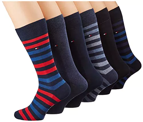 Tommy Hilfiger CLSSC Sock, Azul, 43-46 para Hombre