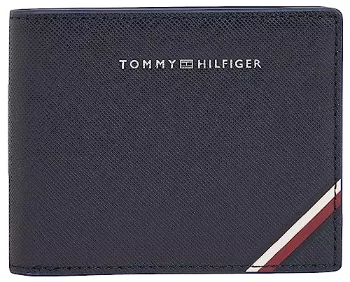 Tommy Hilfiger Hombre Cartera Central Mini Cc Wallet de piel
