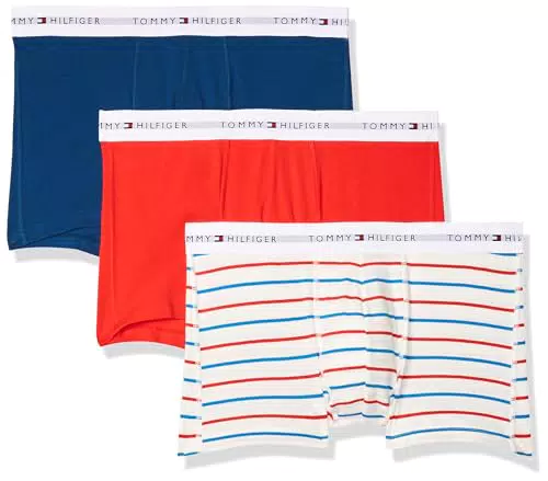 Tommy Hilfiger Hombre Pack de 3 Bóxers Trunks Ropa Interior