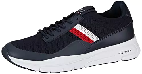 Tommy Hilfiger Hombre Sneaker Running Premium Lightweight Runner Knit Zapatillas Deportivas