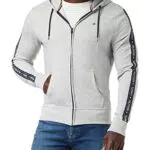 Tommy Hilfiger Hombre Sudadera con Capucha y Cremallera