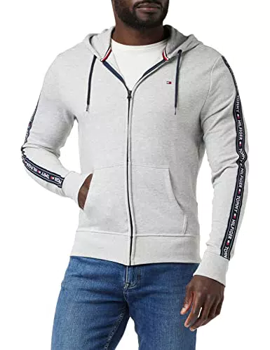 Tommy Hilfiger Hombre Sudadera con Capucha y Cremallera