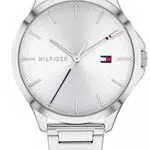 Tommy Hilfiger Reloj Analógico de Cuarzo para mujer con Correa en Acero Inoxidable plateada - 1782085