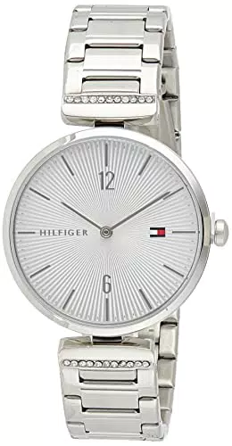 Tommy Hilfiger Reloj Analógico de Cuarzo para mujer con Correa en Acero Inoxidable plateada - 1782273