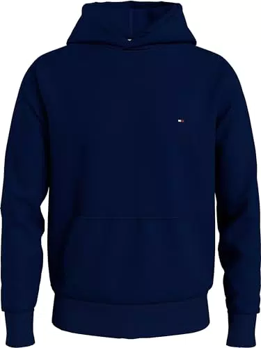 Tommy Hilfiger Sudadera con Capucha con Logotipo de Im Na Flag Tejidos Pesados