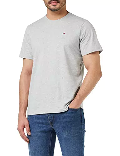 Tommy Jeans Hombre Camiseta Manga Corta TJM Classic Cuello Redondo