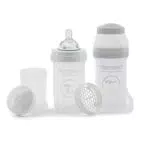 Twistshake 2x Biberón Anticólico Con Recipiente Para Leche En Polvo Y Mezclador - 180ml