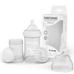Twistshake Biberón Anti-cólicos con Tetina Flujo Lento de Silicona para Bebés