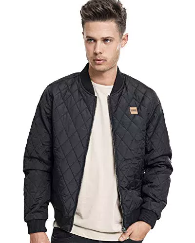 Urban Classics Diamond Quilt Nylon Jacket, Chaqueta Hombre