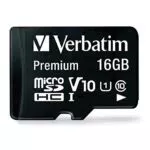 Verbatim 44082 - Tarjeta de Memoria Micro SDHC de 16 GB con Adaptado