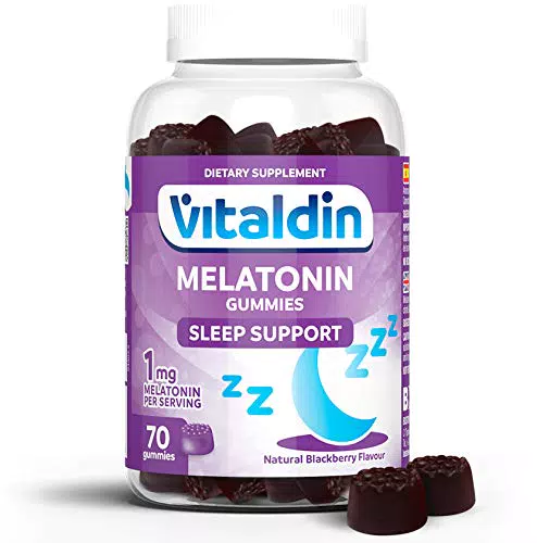 VITALDIN Melatonina gummies - 1 mg por dosis diaria - 70 gominolas
