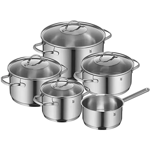 WMF Provence Plus - Batería de Cocina, Acero Inoxidable Cromargan