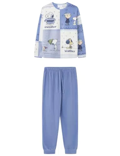 Women'secret Juego de Pijama, carbón, XXL para Mujer