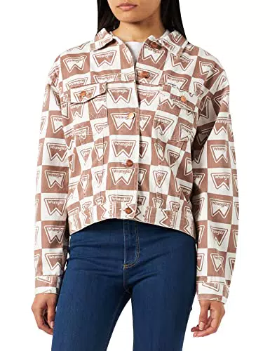 Wrangler Heritage Cut Off Jacket Chaqueta Vaquera, FRAPUCCINO