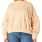 Wrangler Relaxed Sweatshirt Sudadera, Natural Orange