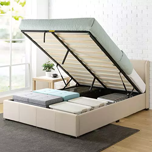 Zinus Canapé abatible de 32 cm con somier tapizado