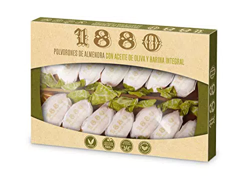 1880 - Polvorones de Almendra con Aceite de Oliva, Calidad Suprema