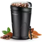 Aigostar Molinillo de Café Eléctrico, Molino Cafe Cereales con Cuchillas Acero Inoxidable
