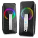 Altavoces PC Sobremesa, 10W Altavoz USB & Bluetooth para Ordenador con Cable e Modo Inalámbrica