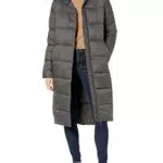 Amazon Essentials Abrigo Cocoon Acolchado, Largo, Ligero E Impermeable Mujer
