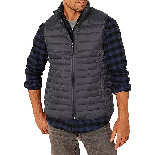 Amazon Essentials Chaleco Plumífero Plegable y Ligero