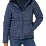 Amazon Essentials Chaqueta Acolchada Ligera con Forro Sherpa y Resistente al Agua Mujer