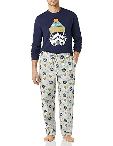Amazon Essentials Disney, Marvel, Star Wars, Princess Conjunto de Pijama en Franela
