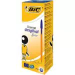 BIC Orange Bolígrafos, Azul, Óptimo para material escolar y de oficina
