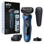 Braun Series 6 Afeitadora Eléctrica Hombre, Máquina de Afeitar Barba con Recortadora