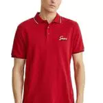 C&A Hombre Polo Rojo Oscuro