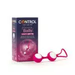 Control Geisha Balls Nivel I - Bolas Chinas para Suelo Pélvico - Incluye 2 Bolas Desencajables de 18 g - Ejercitador suelo pélvico - Silicona médica - Juguete erótico sumergible - Fácil de limpiar