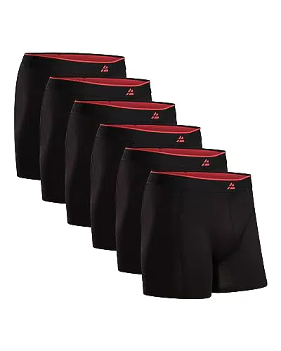 DANISH ENDURANCE 6 Pack Calzoncillos de Bambú para Hombre