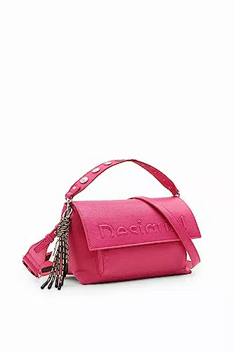 Desigual Bols_Half Logo Venecia, Cuerpo para Mujer, Red