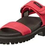 Desigual Shoes_Track Sanda, Sandal Plana. Mujer, Rojo