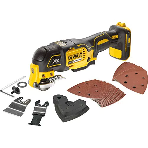 DEWALT DCS355N-XJ 18V - Multi-herramienta Oscilante sin escobillas XR 18V sin cargador/batería + 29 Accesorios